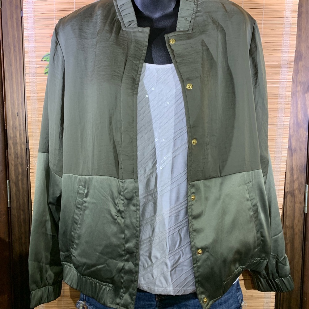Guess Satin Bomber Jacket